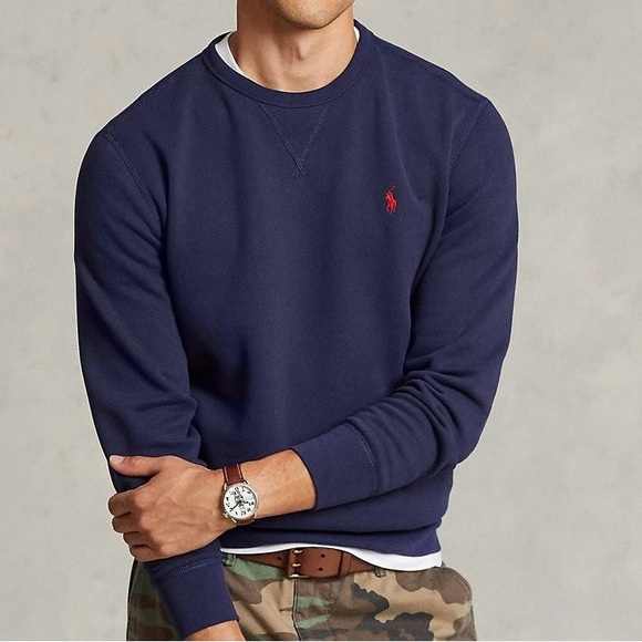 Polo Ralph Lauren Other - NWT💗🆕polo Ralph Lauren men's crewneck cotton sweater hunter nvy L